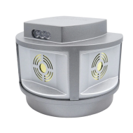 Priestorový, vodotesný, ultrazvukový odpudzovač na kuny