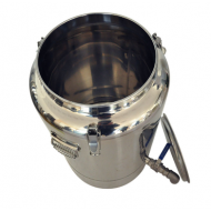 Nádoba na med nerezová elektrická jednoplášťová