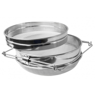 Cedník dvojitý s úchytným rámom