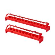 Plastový žľabový kŕmidlo/napájačka pre kuriatka 40 cm