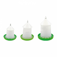 Plastové kŕmidlo zelené úchyt