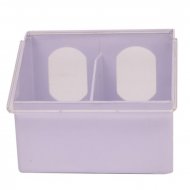 Kŕmidlo pre holuby a prepelice dvojmiestne