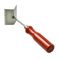 Škrabka na materská mriežku nerezová