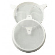 Cedník dvojitý s úchytmi plastový