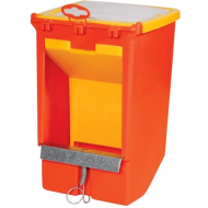 Závesné kŕmidlo s násypkou a krytkou 3 l