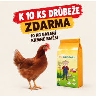 Hnedá mládka Isabrown 10 ks + Kŕmna zmes K3 ZADARMO