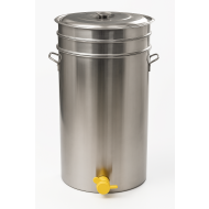 Stáčacia nádoba nerezová sa sitami 50 l