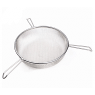 Cedník s dlhými úchytmi nerezový